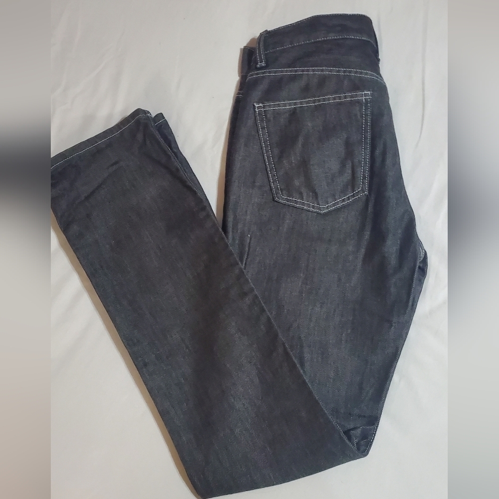 Karl Lagerfeld Stylish Dark Gray Straight Jeans.  Sz 8